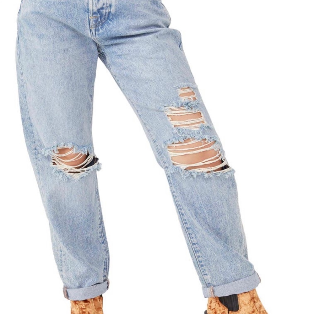 Free People distressed jeans